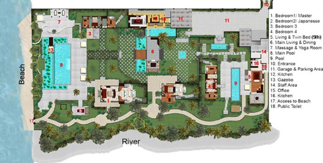 Villa Teresa Canggu Екстериор снимка
